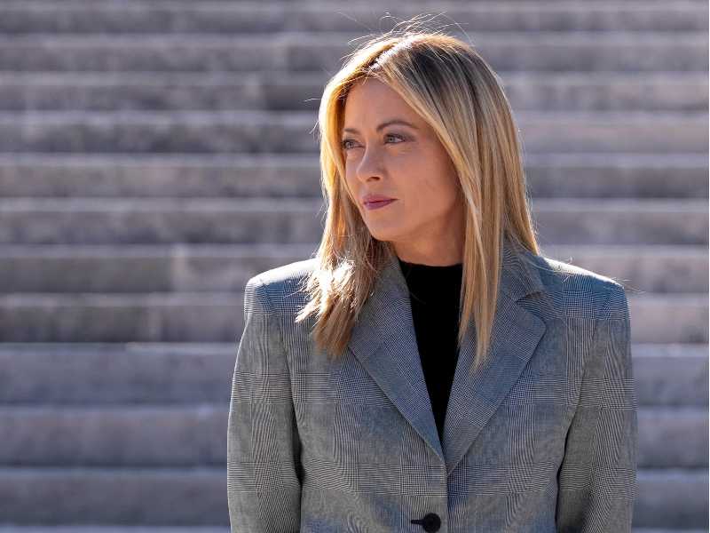 La presidente del Consiglio Giorgia Meloni. Foto Ansa