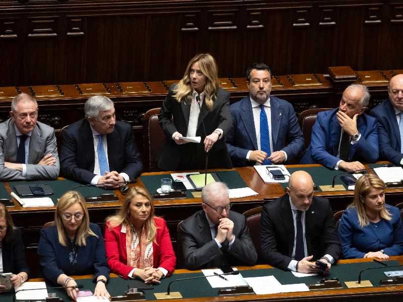 La presidente del Consiglio Giorgia Meloni - Foto Ansa