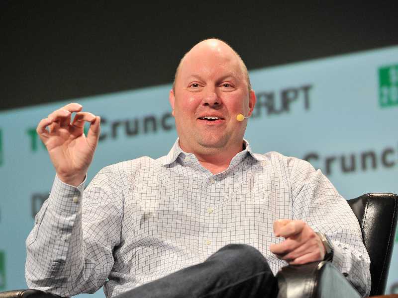 Marc Andreessen al TechCrunch Disrupt SF 2016 al Pier 48 di San Francisco (Steve Jennings/Getty Images for TechCrunch)