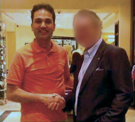 Ahmed Gadalla, on the left