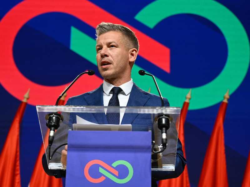 Peter Magyar. Foto Ansa