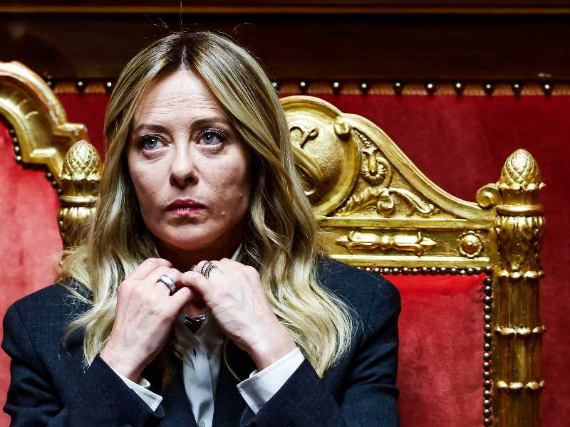 La presidente del Consiglio Giorgia Meloni. Foto Ansa