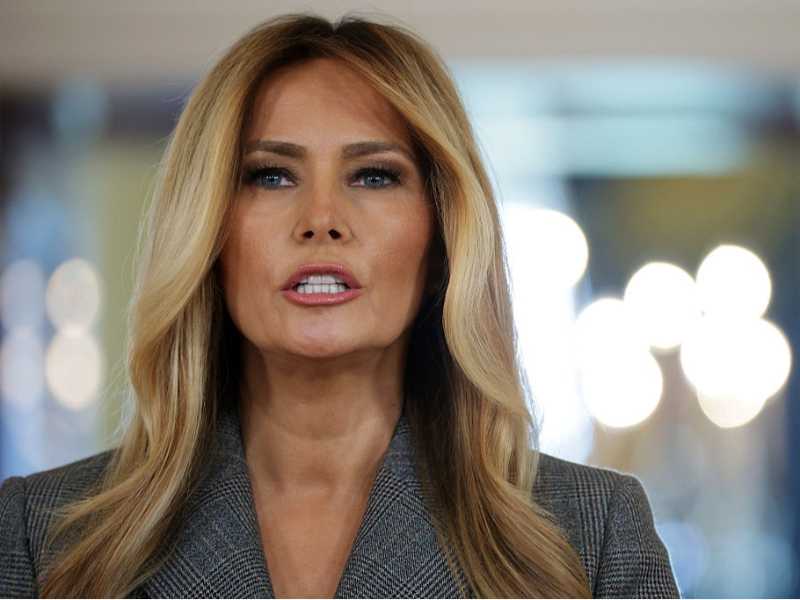 La first lady statunitense Melania Trump (foto di Alex Wong/Getty Images)