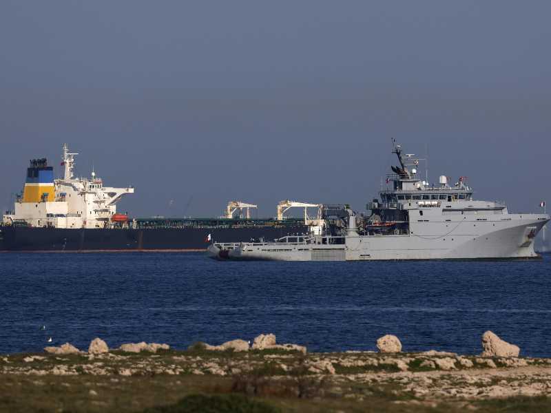 La petroliera Denya, sospettata di far parte della flotta ombra russa