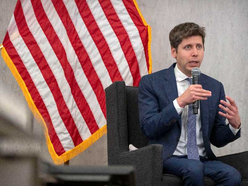 Il ceo di OpenAi Sam Altman. Foto LaPresse