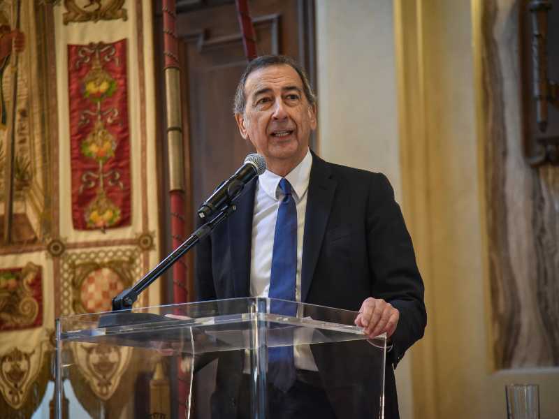 Il sindaco di Milano Beppe Sala. Foto Ansa