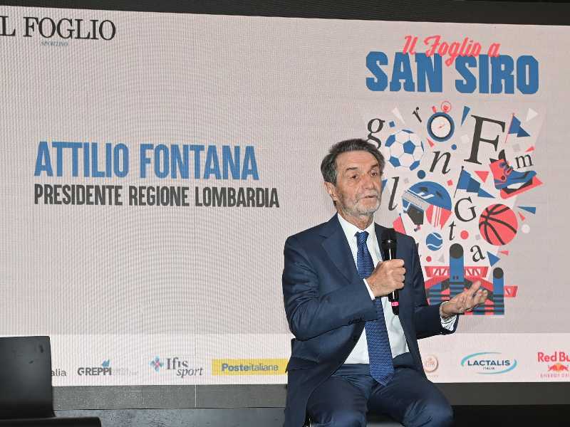 Attilio Fontana, presidente della Regione Lombardia (foto di Fabio Bozzani)