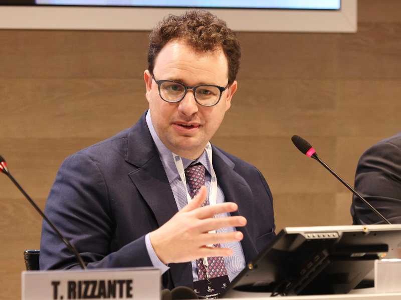 Dario Amodei, nel corso della prima Industry Stakeholder Conference del B7, Verona