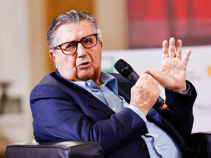 Carlo De Benedetti nel 2023 (foto Elisabetta Baracchi per ANSA)
