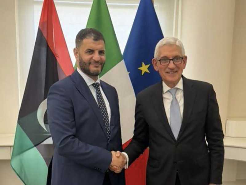 L'incontro di martedì scorso a Roma tra il ministro dell'Interno libico Emad Trabelsi e il generale Giovanni Caravelli dell'Aise