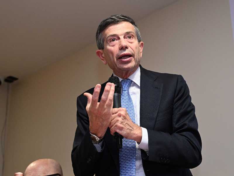 Il presidente di Noi Moderati Maurizio Lupi (foto ANSA/LUCA ZENNARO)