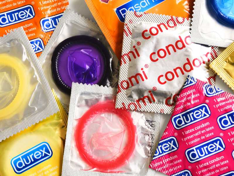 LONDON, ENGLAND - APRIL 2: A photo illustration of Condom packaging, London April 2 2026 (Photo Peter Dazeley via Getty Images)