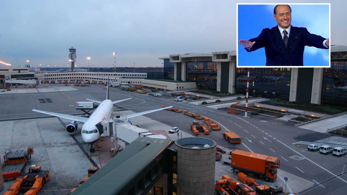 Immagine di Sempre più Silvio Berlusconi. Il Tar respinge i ricorsi contro l'intitolazione dell'aeroporto di Malpensa al Cav.