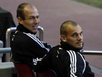 Robben e Sneijder insieme