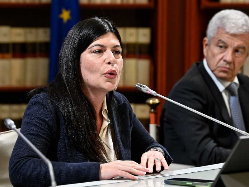 Chiara Colosimo, presidente della Commissione Parlamentare Antimafia. Foto Ansa