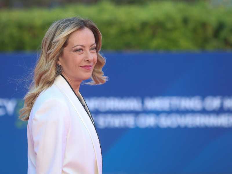 Giorgia Meloni. Foto Ansa
