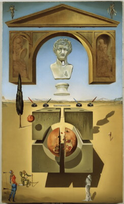 Smaterializzazione del naso di Nerone, 1947 Olio su tela, 76,5 x 46 cm Salvador Dal&iacute;
