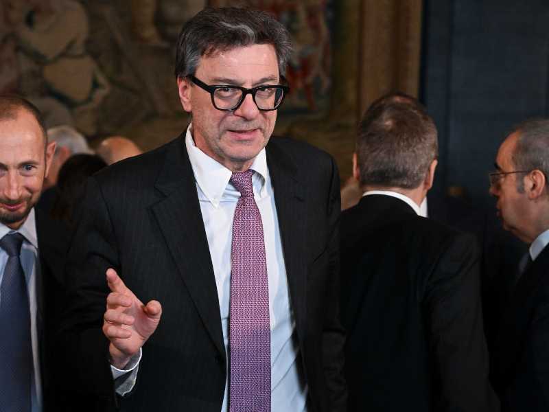 Il ministro dell'Economia, Giancarlo Giorgetti