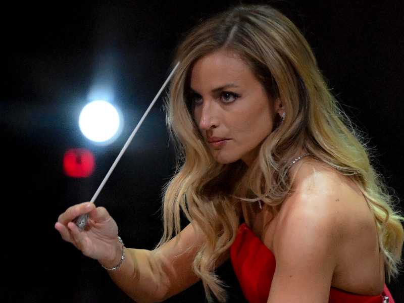 Beatrice Venezi. Foto Ansa