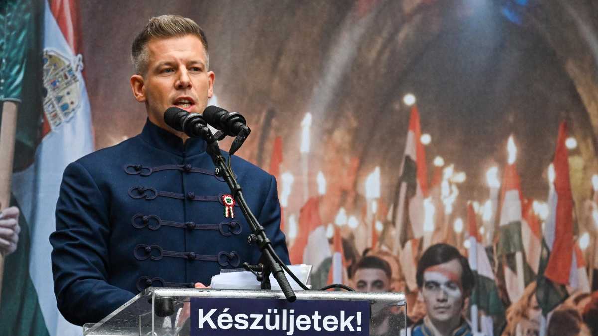 Immagine di Magyar si presenta a Bruxelles