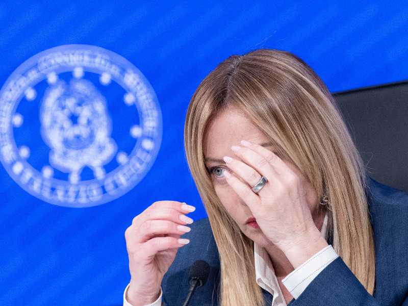La presidente del Consiglio Giorgia Meloni (foto LaPresse)