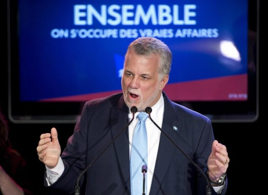Il leader del partito liberale, Philippe Couillard