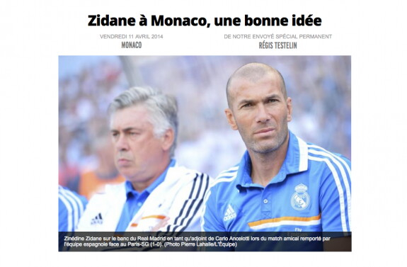 Ecco l'articolo apparso sull'edizione online de L'Equipe.