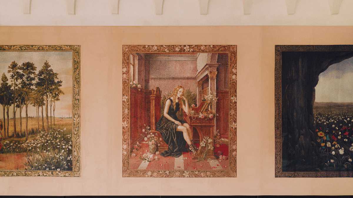 Immagine di Gli arazzi di Gucci fatti a Bergamo e quella Venere ispirata a Frida Giannini