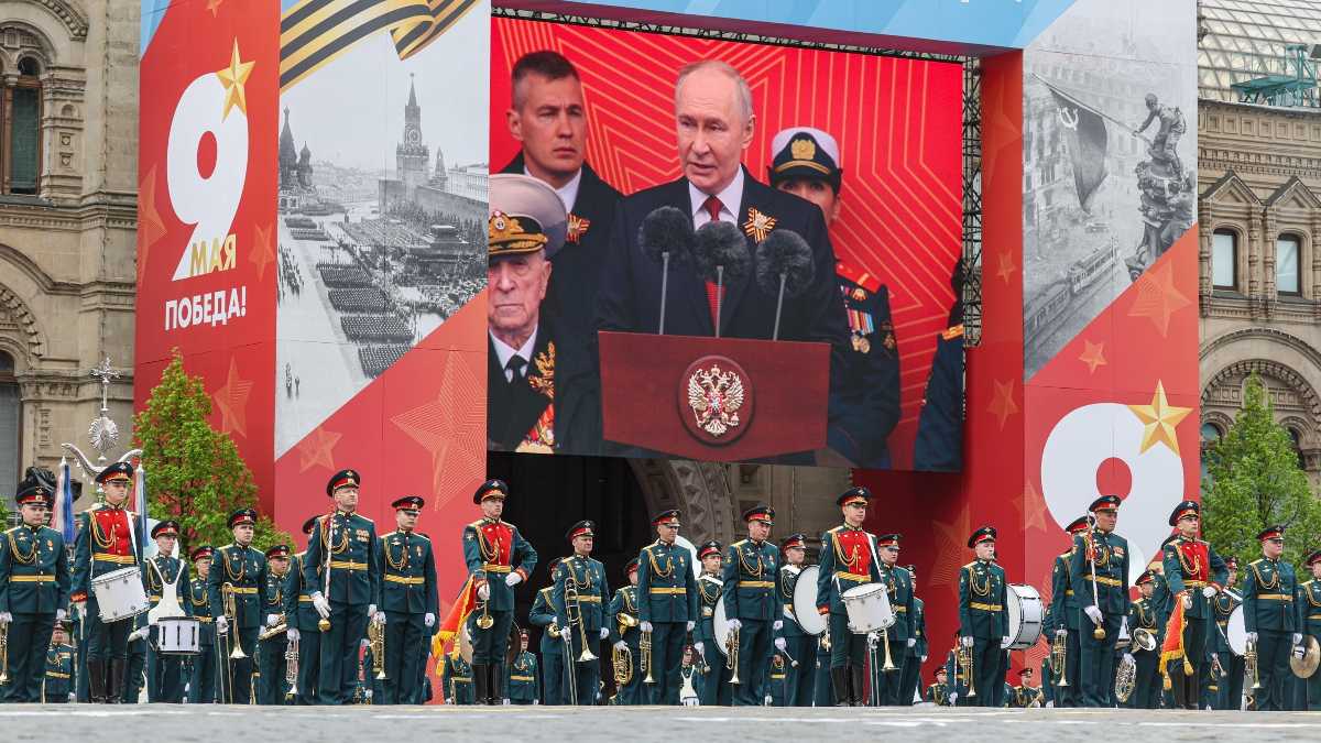 Immagine di Putin ha avuto la sua parata dimessa