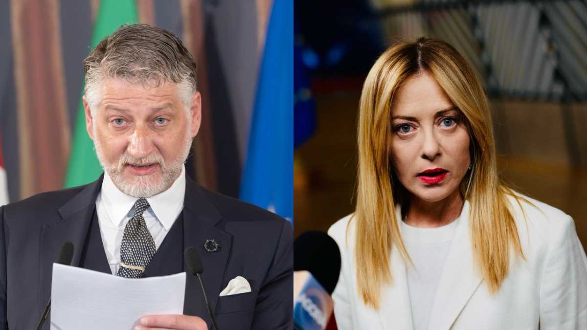 Immagine di Giuli a Palazzo Chigi vede Meloni: "Piena sintonia"