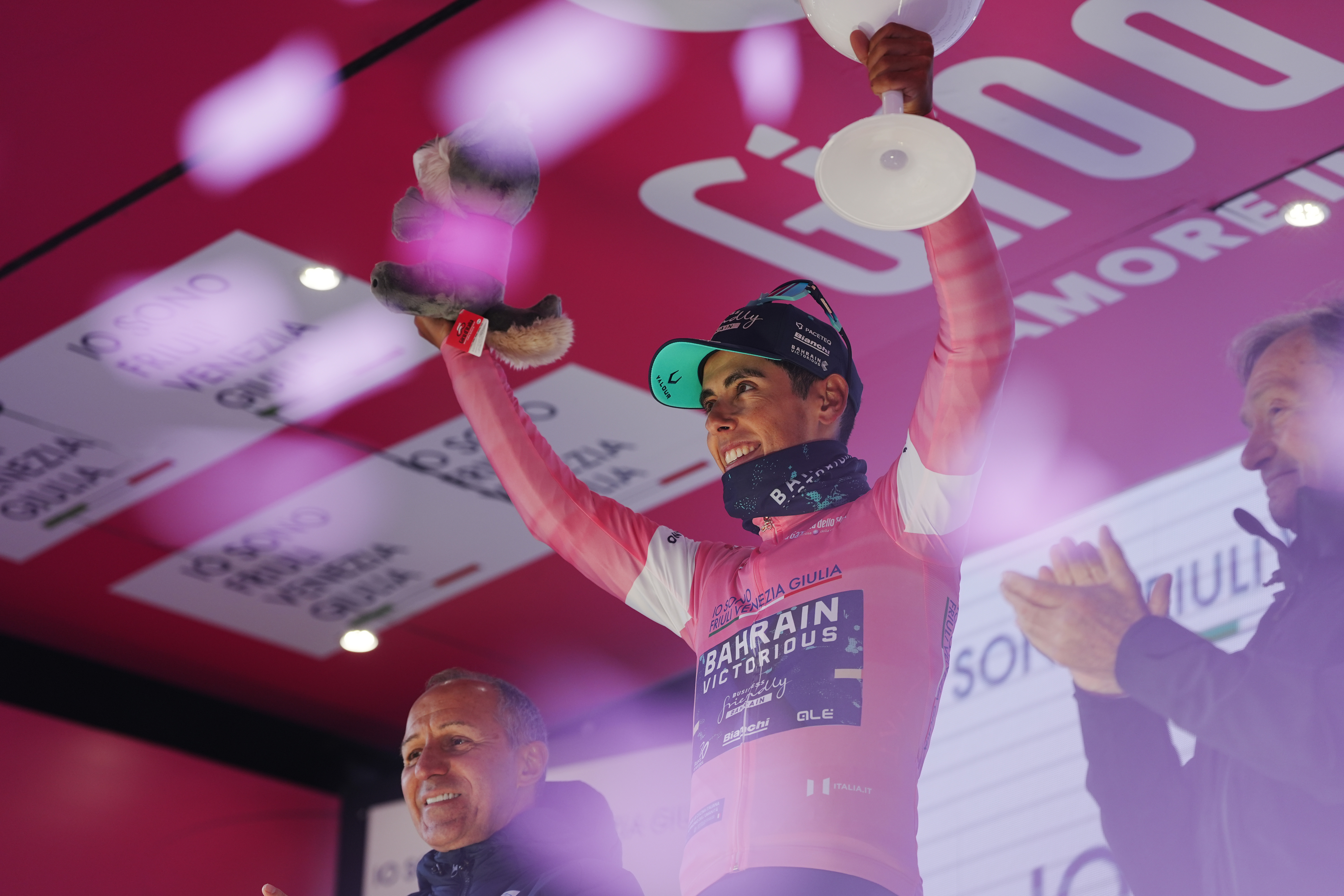  Portugal’s Afonso Oliveira Eulálio of Bahrain Victorious during Stage 9 of the Giro d’Italia, from Cervia to Corno alle Scale, Italy, Sunday, May 17, 2026.
(Photo by Massimo Paolone/LaPresse)

 

