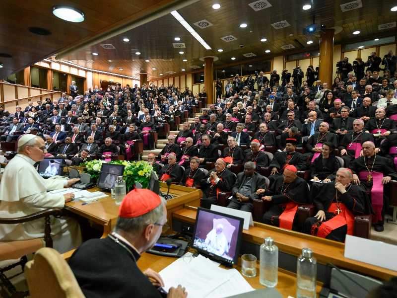 Papa Leone XIV durante la presentazione dell'enciclica Magnifica Humanitas (foto Ansa)