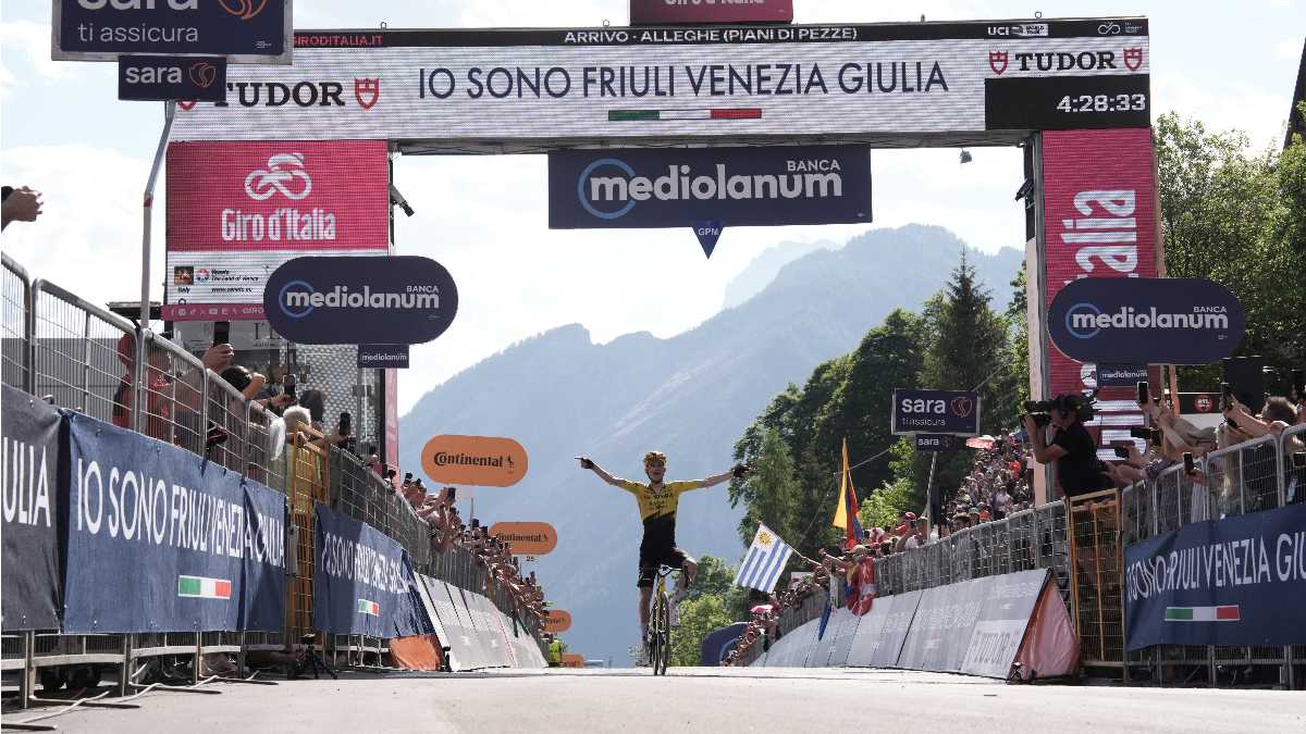 Immagine di Giro d'Italia. Ai Piani di Pezzè vince Kuss, nonostante il Ciccone furioso delle Dolomiti