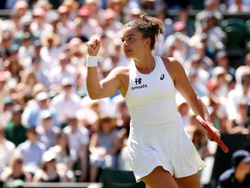 Paolini in azione a Wimbledon (Foto Getty)
