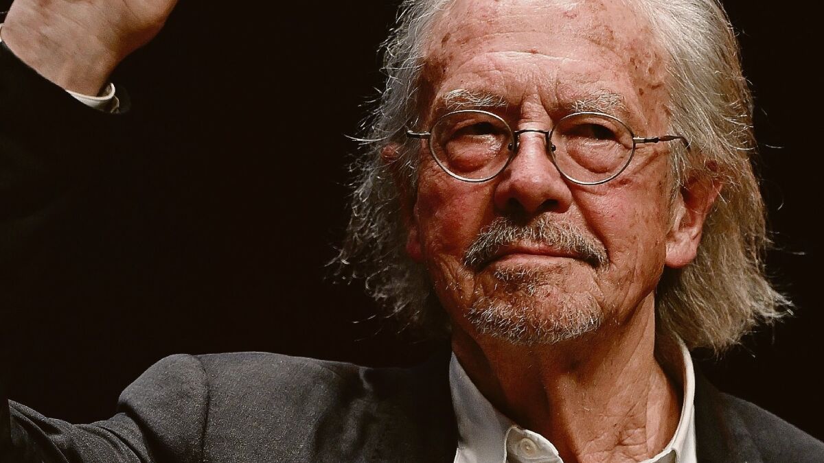 Image of Peter Handke and an invitation to dance and play with death