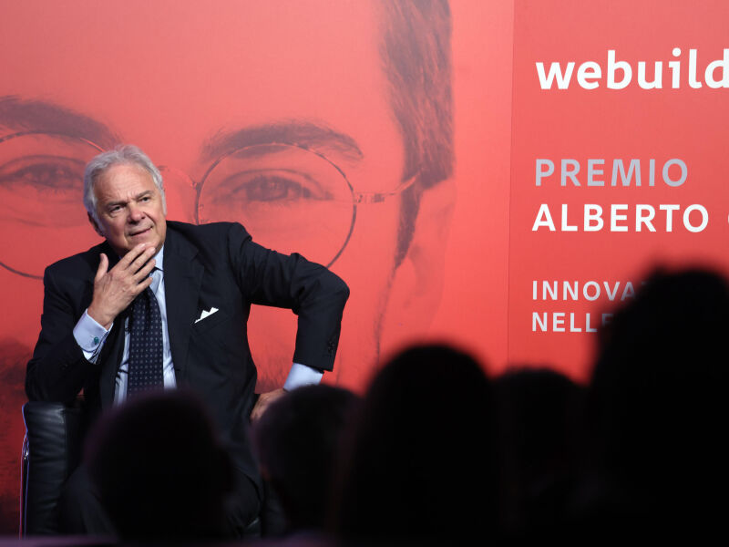L’amministratore delegato di Webuild Pietro Salini (foto ANSA)