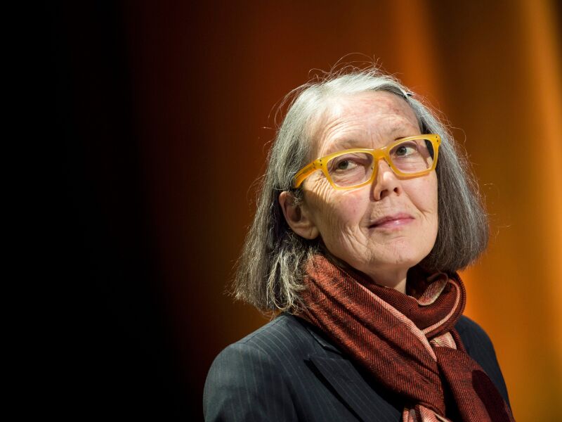 Anne Carson (foto Ap via LaPresse)